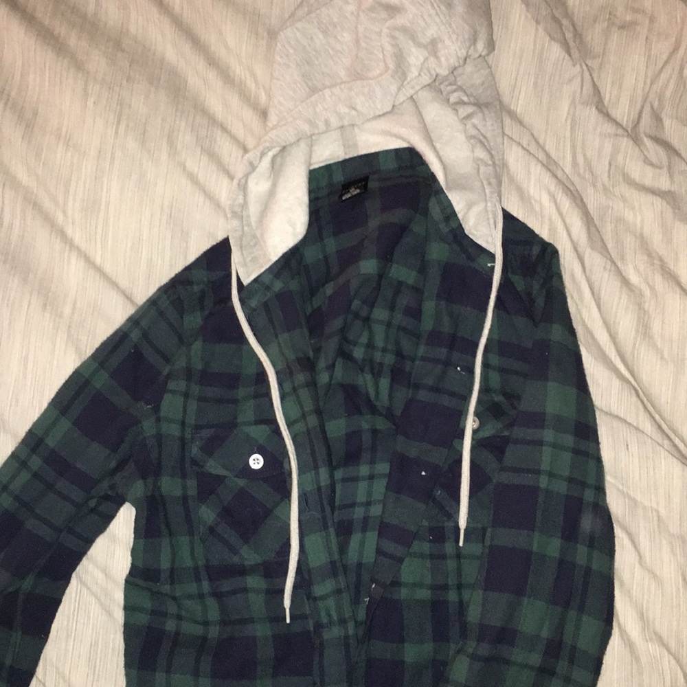 Flannel/hoodie